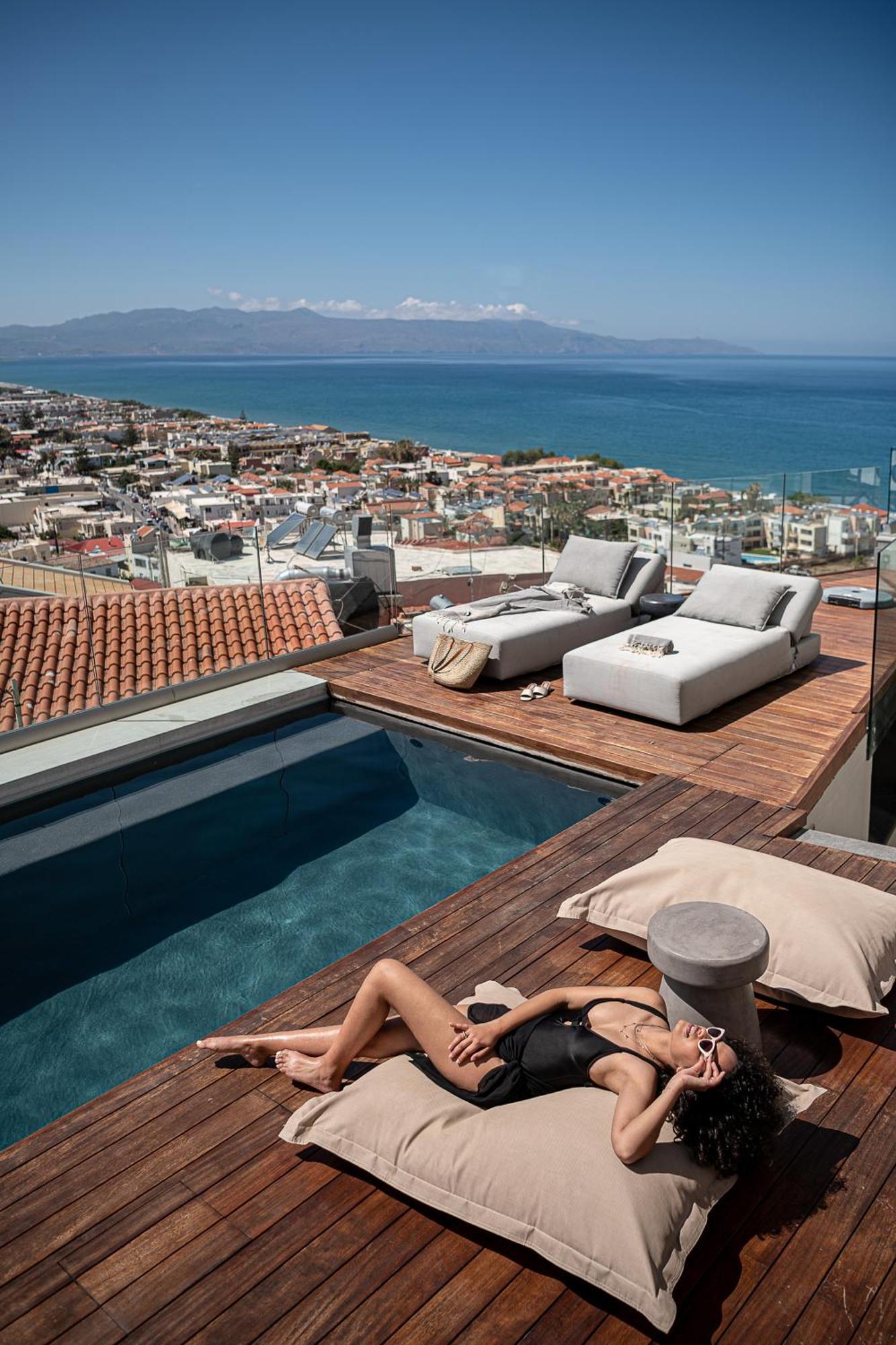 Alectrona Living Crete, Rocsea Luxury Apartment Platanias  Bagian luar foto