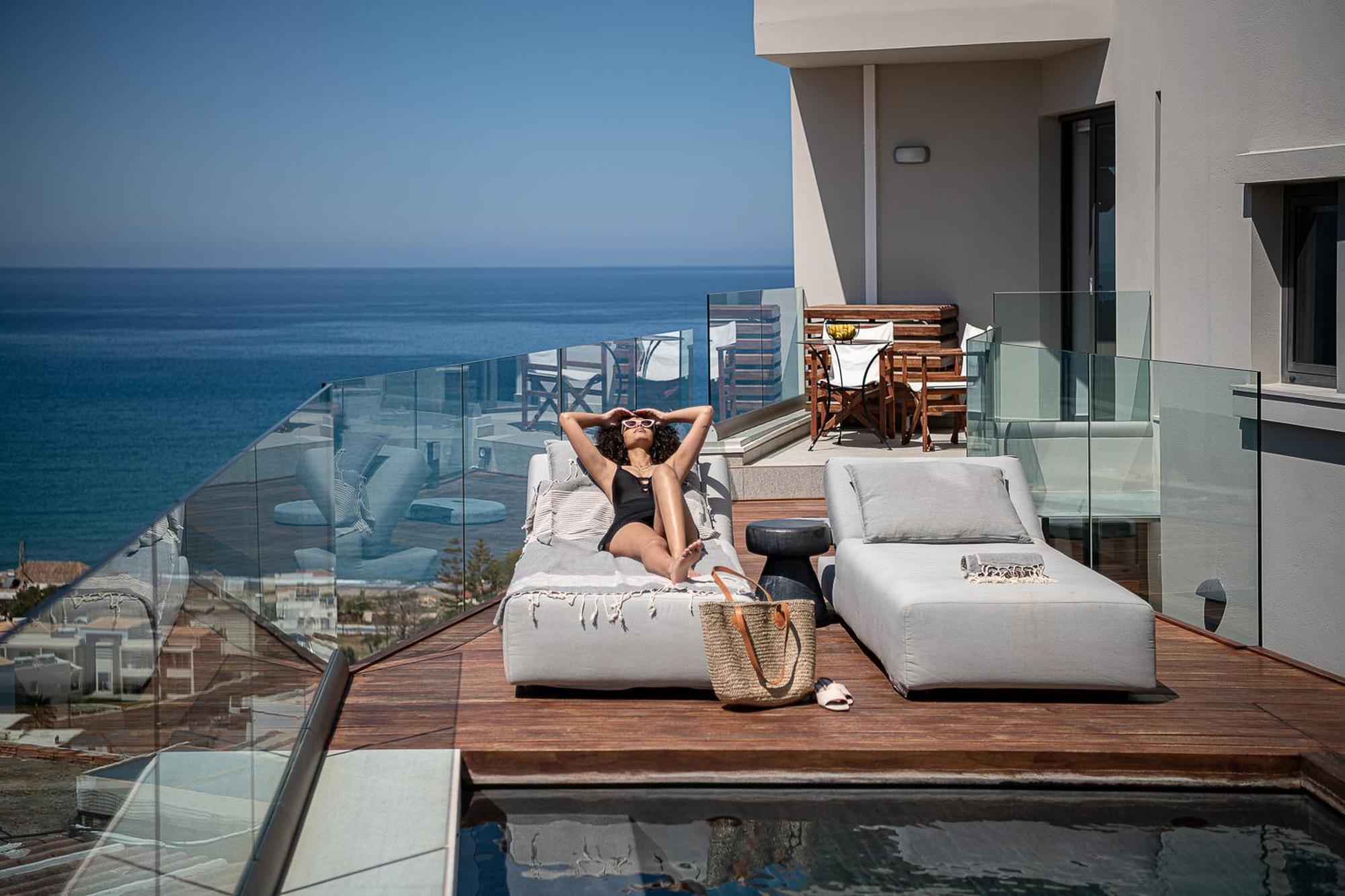 Alectrona Living Crete, Rocsea Luxury Apartment Platanias  Bagian luar foto